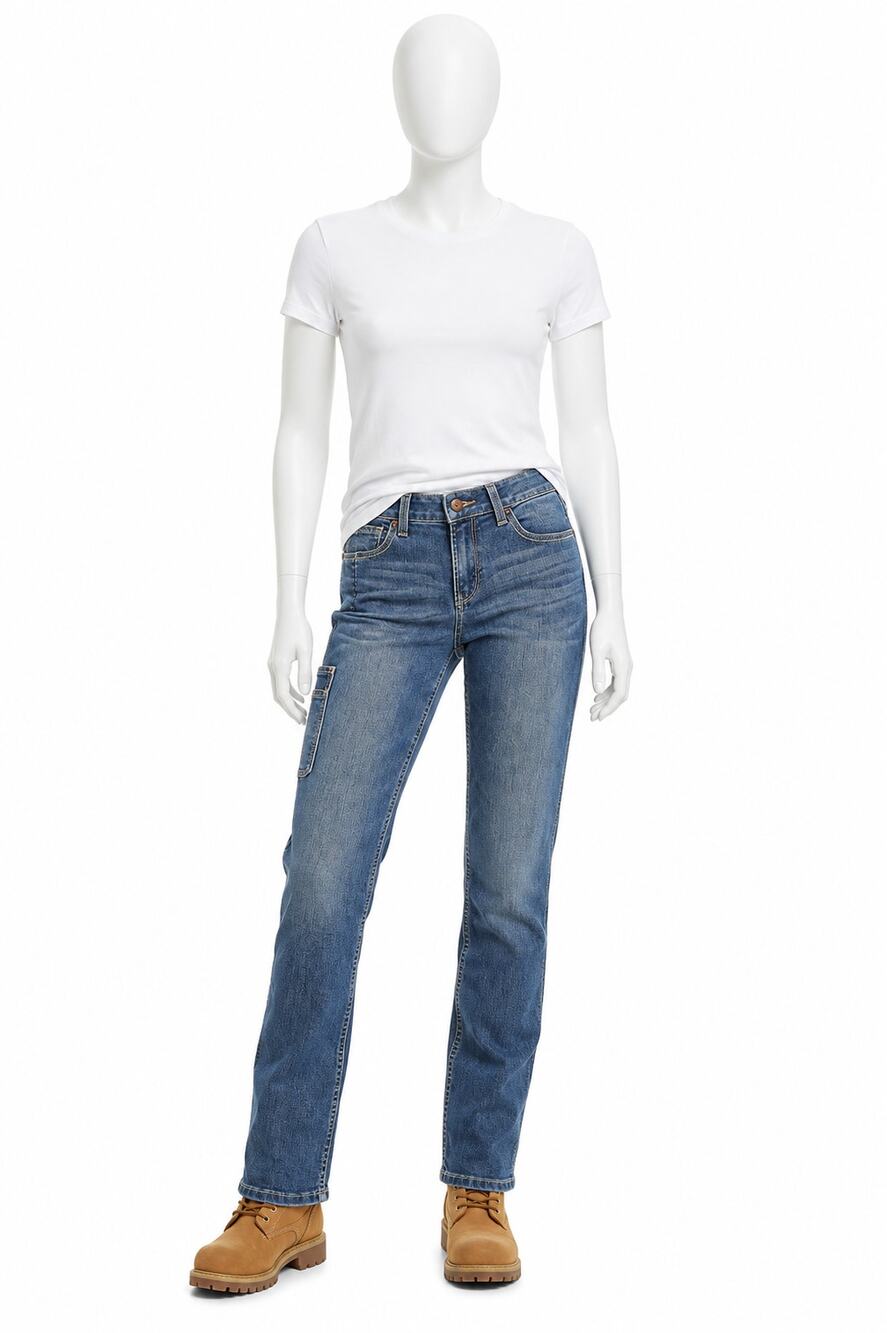 Ariat Rebar Mid Rise Straight Jeans 30x31 Womens Workwear Stretch Denim festival